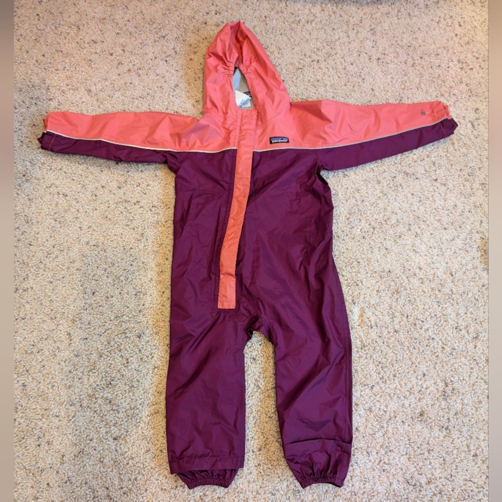 Hooded Patagonia Toddler Rainsuit/Snowsuit